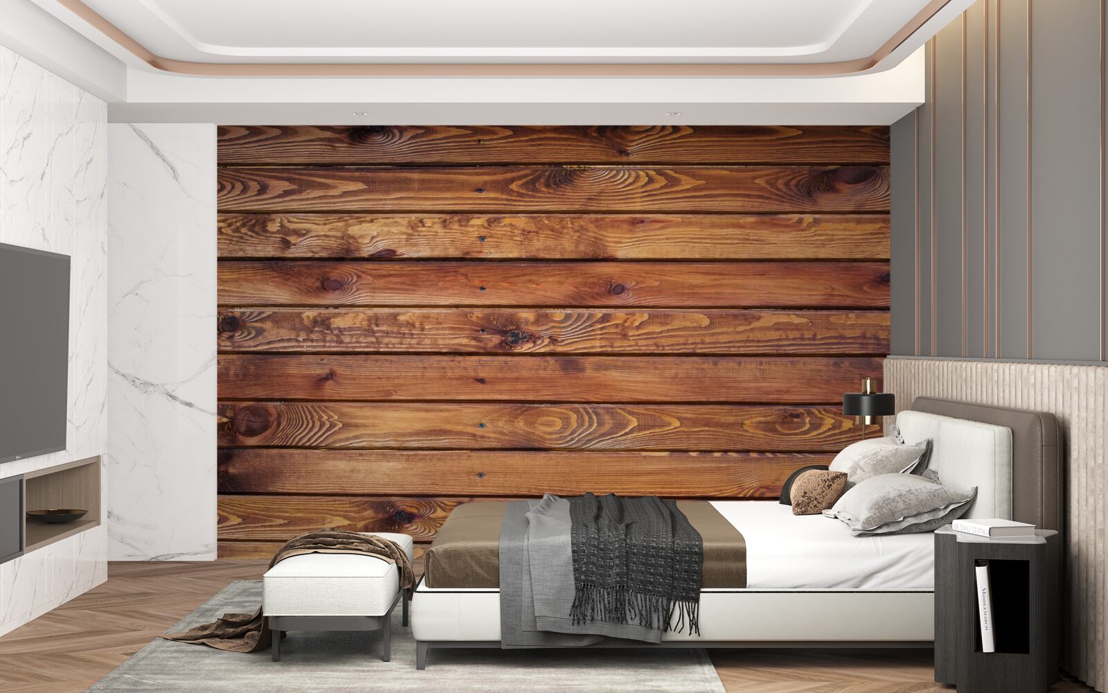 Fototapeta naturalna faktura drewna