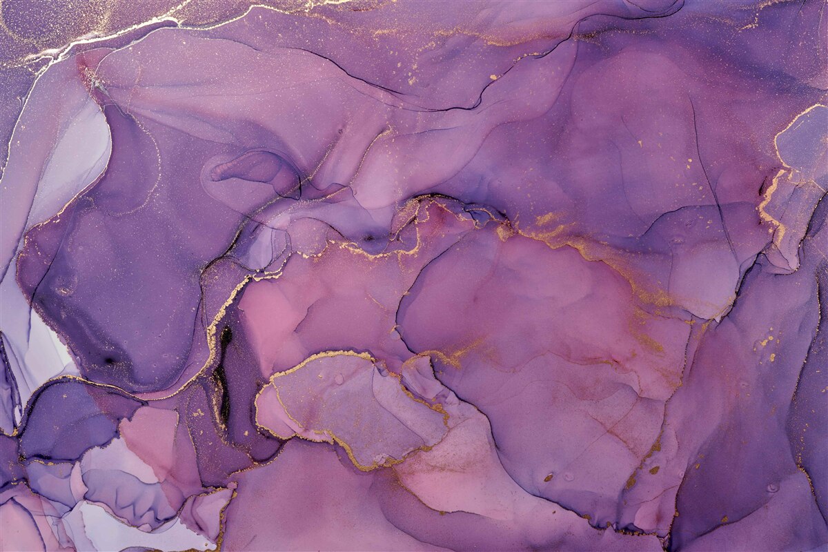 Fototapeta urocze fioletowe refleksy