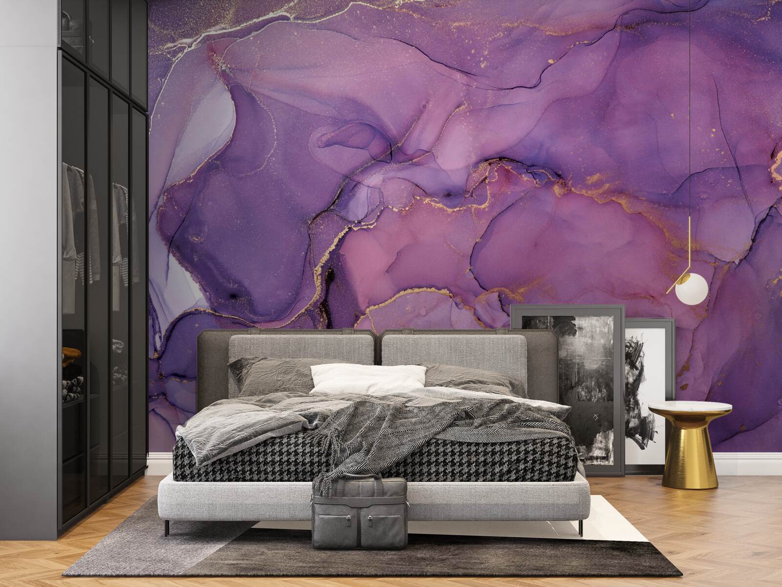 Fototapeta urocze fioletowe refleksy