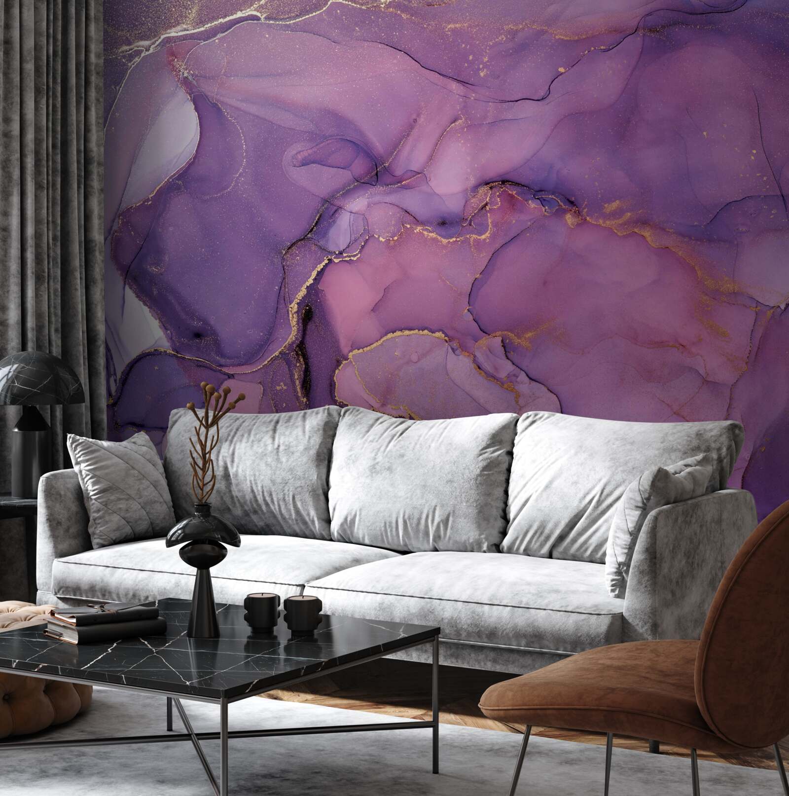 Fototapeta urocze fioletowe refleksy