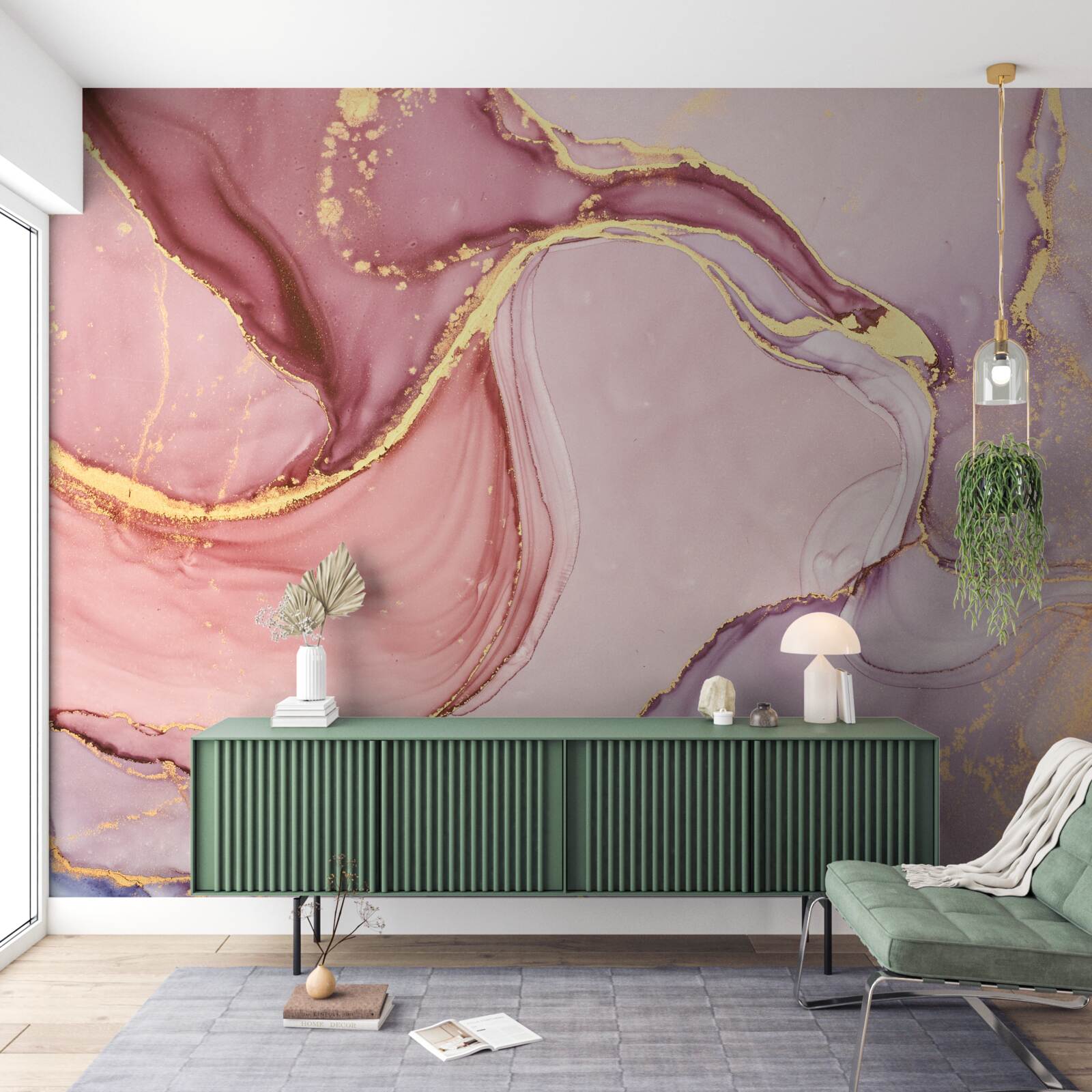 Fototapeta delikatny płyn w odcieniu różowego fioletu