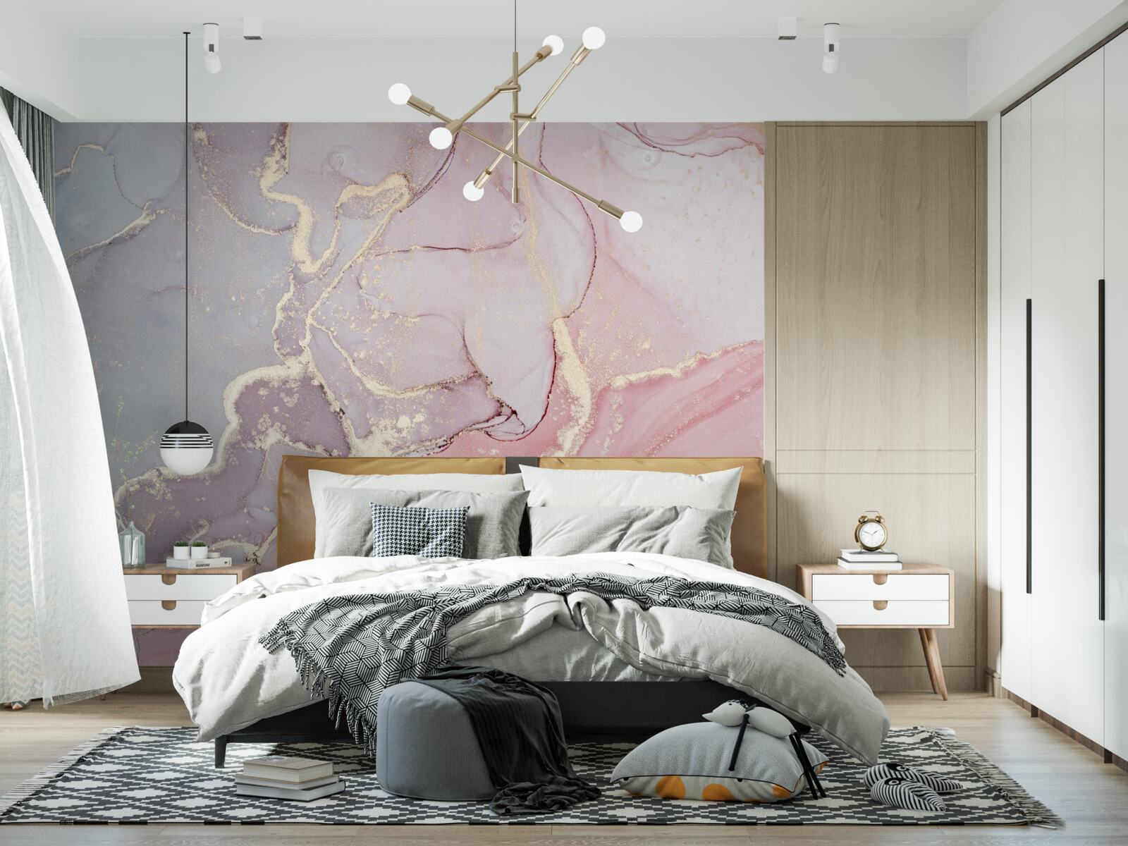 Fototapeta delikatne barwniki alkoholowe