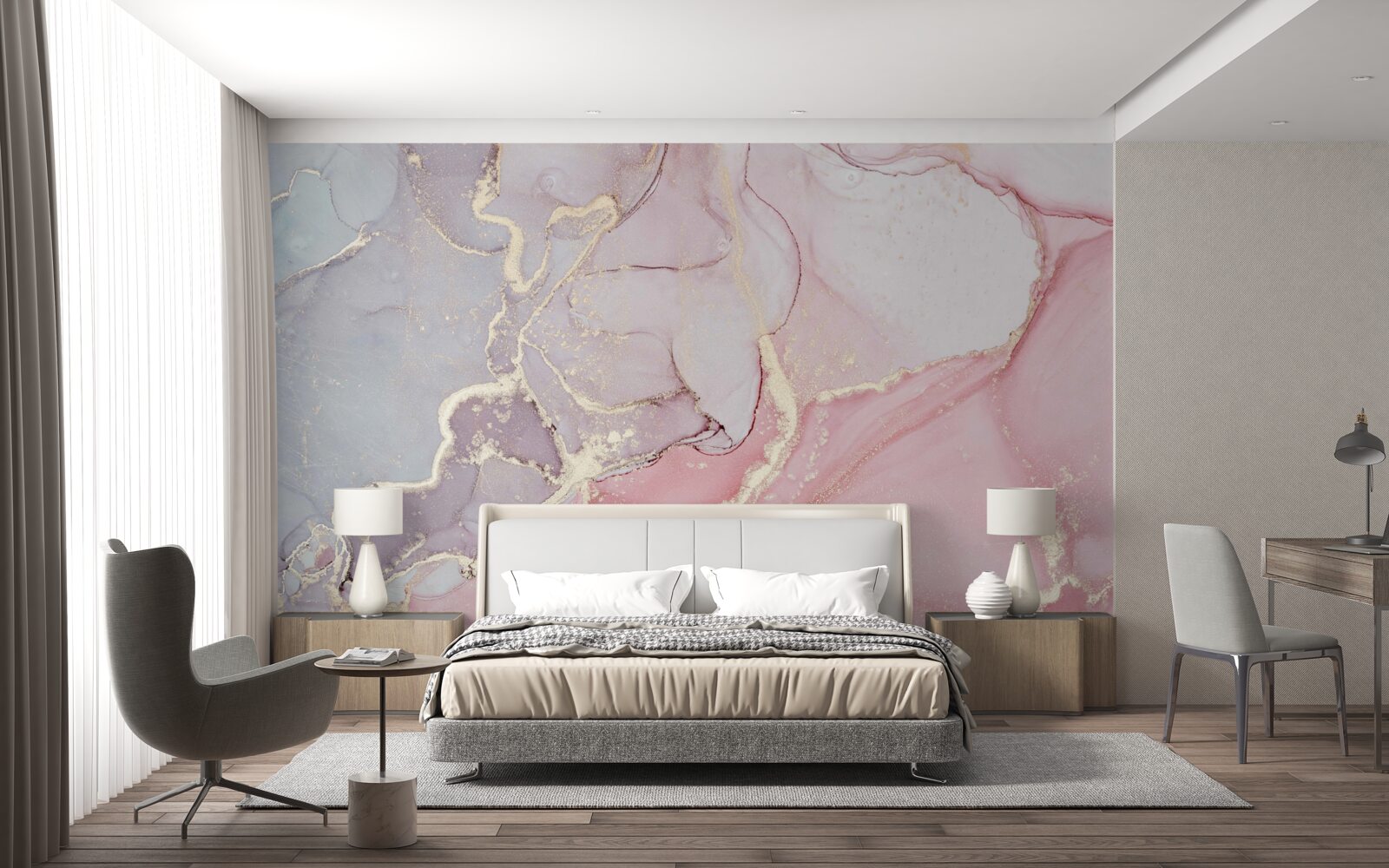 Fototapeta delikatne barwniki alkoholowe