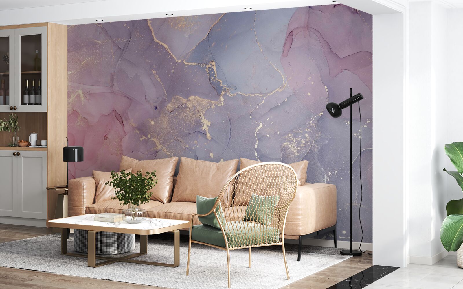 Fototapeta tło w pastelowych kolorach wykonane z akrylu