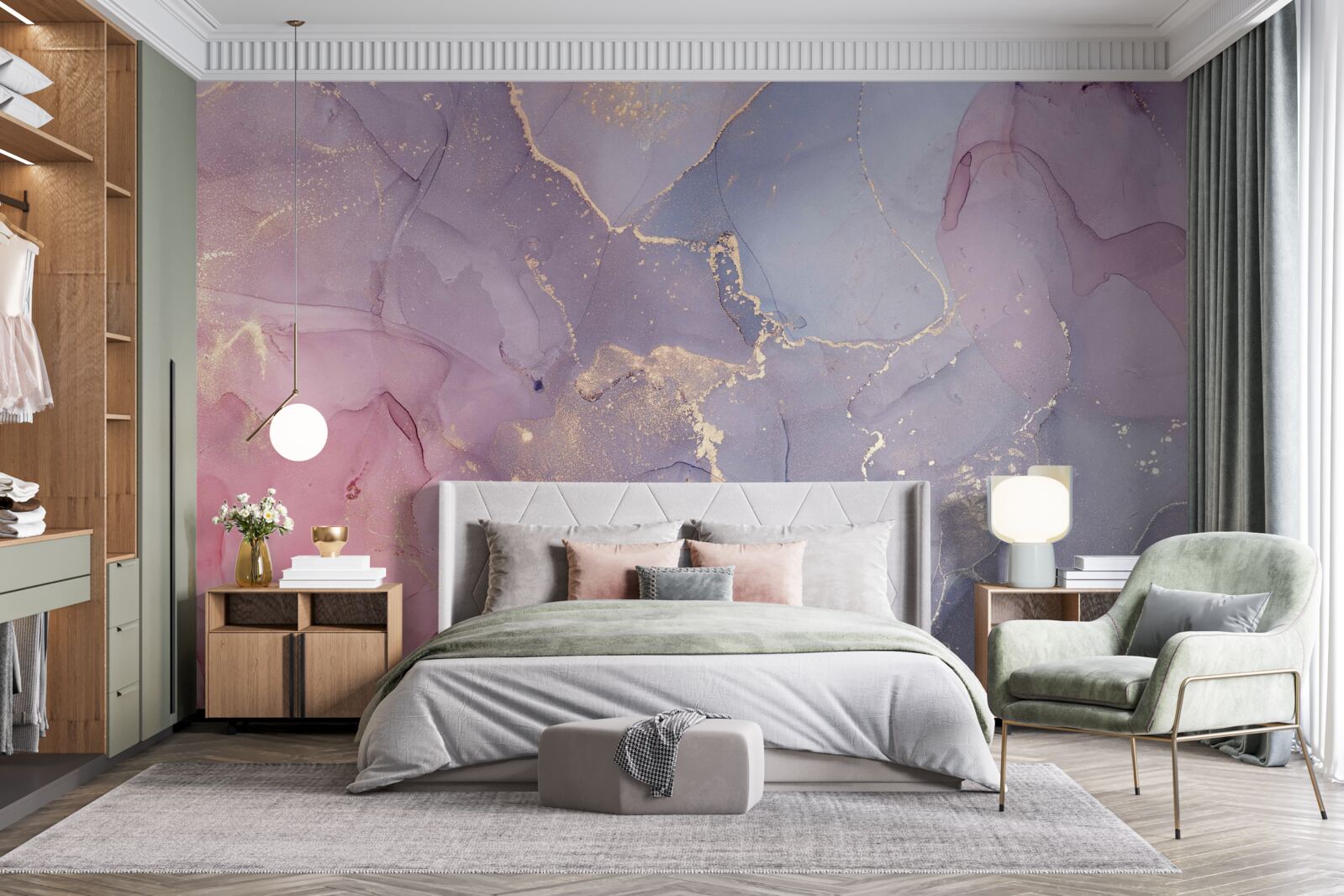 Fototapeta tło w pastelowych kolorach wykonane z akrylu