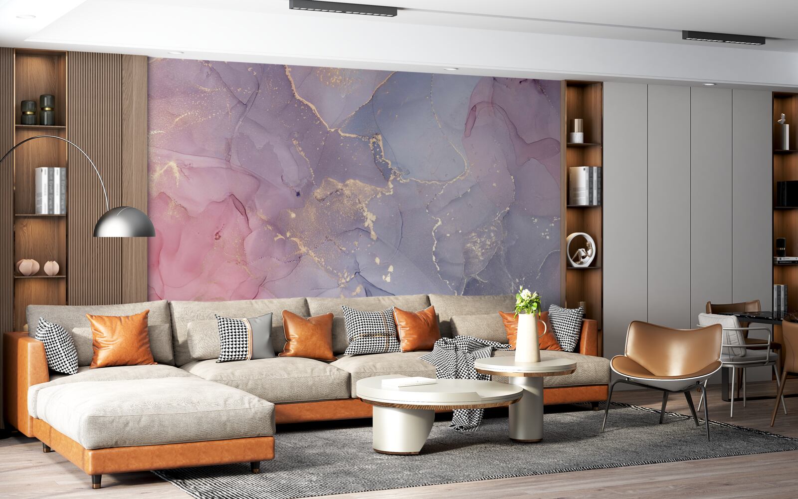 Fototapeta tło w pastelowych kolorach wykonane z akrylu