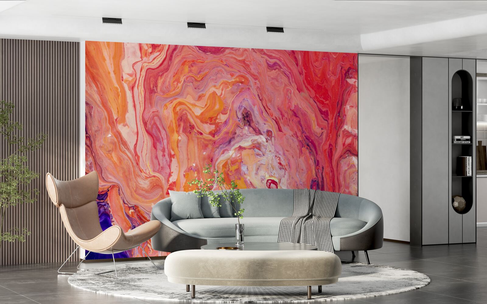 Fototapeta kolorowe przepływy gradientowe