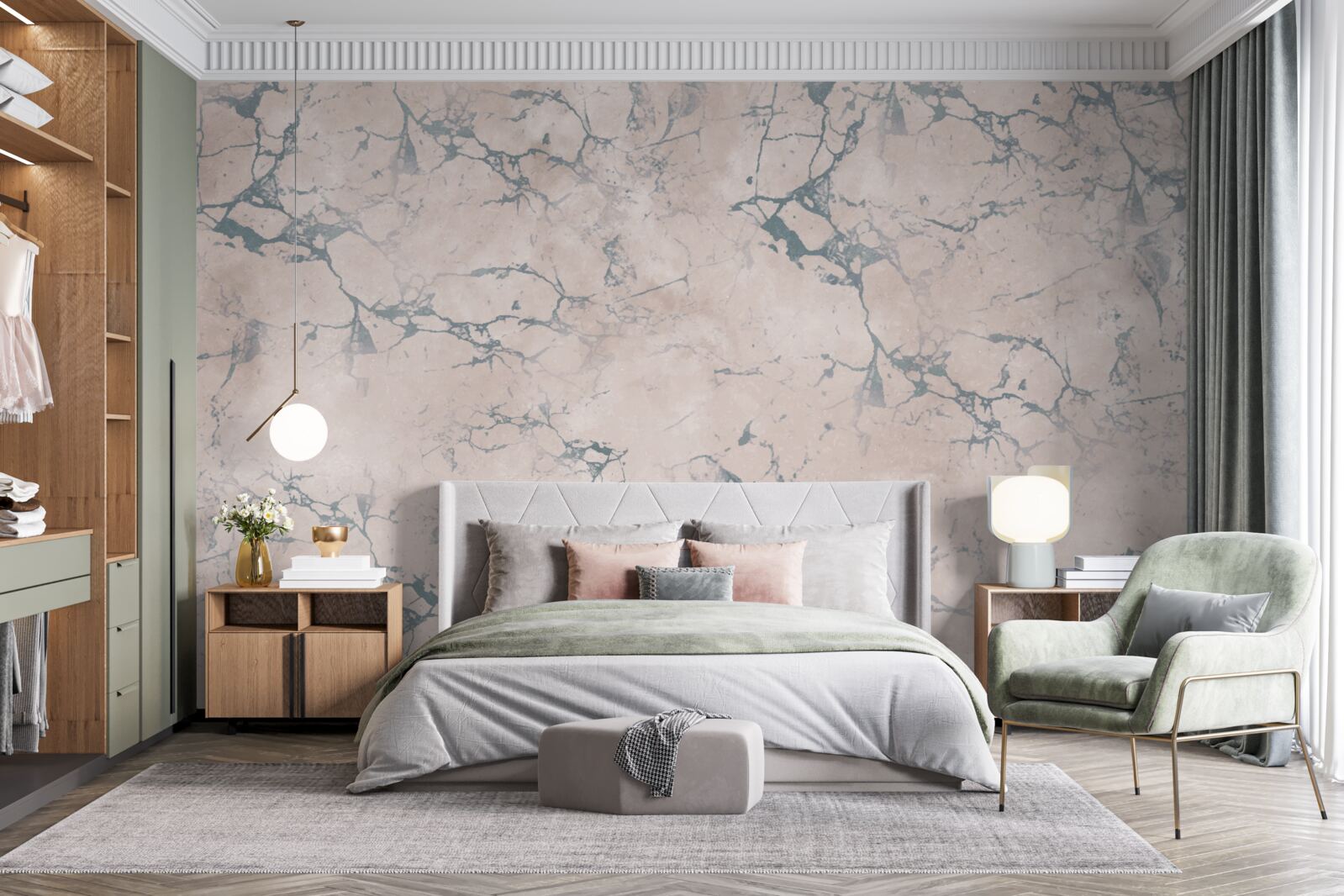 Fototapeta lekka marmurowa konsystencja