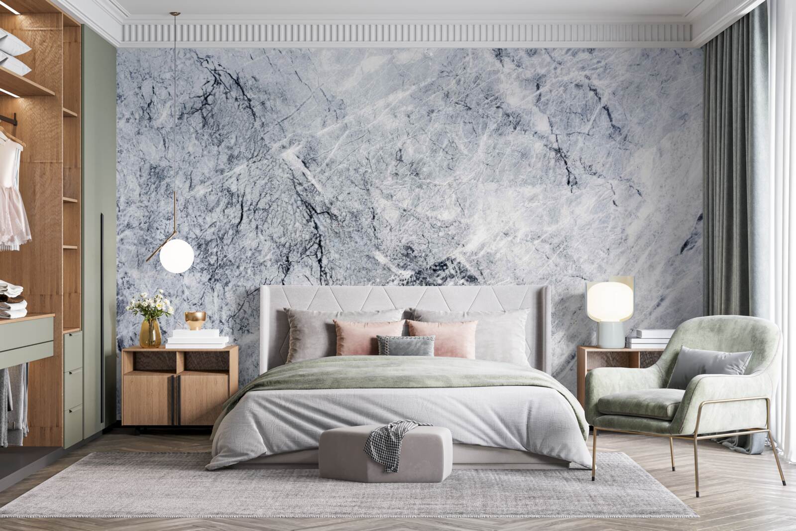 Fototapeta elegancki szary marmur