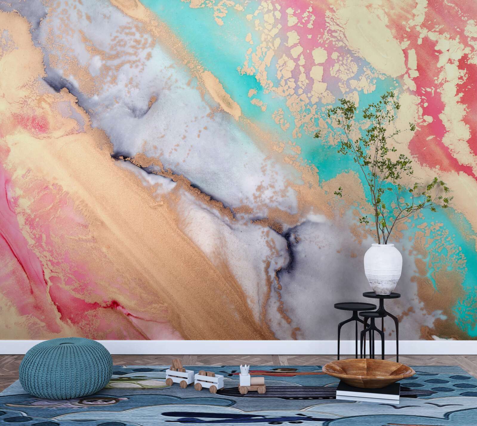 Fototapeta jasny tusz akwarelowy