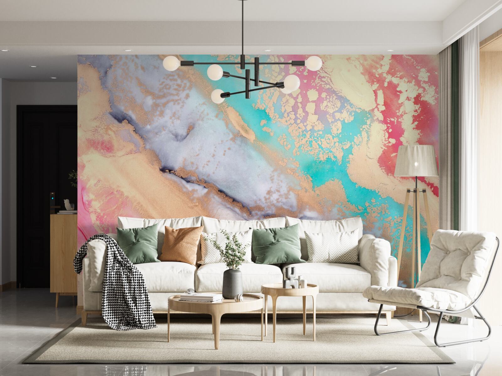 Fototapeta jasny tusz akwarelowy