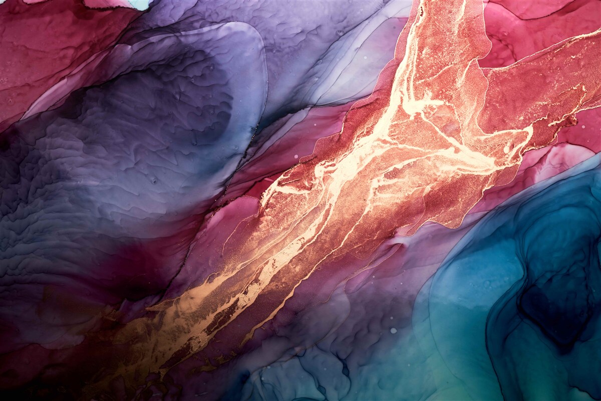 Fototapeta jasno zabarwiony dym