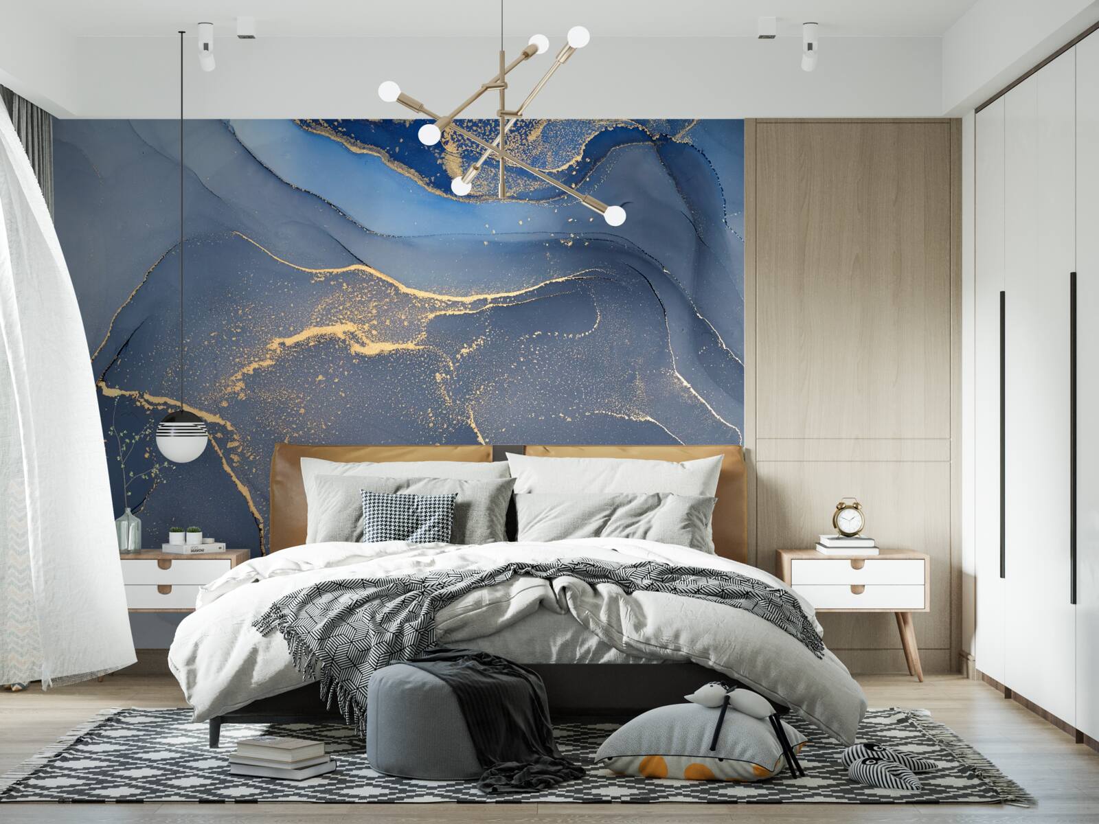 Fototapeta szaro-niebieskie kamienne morze