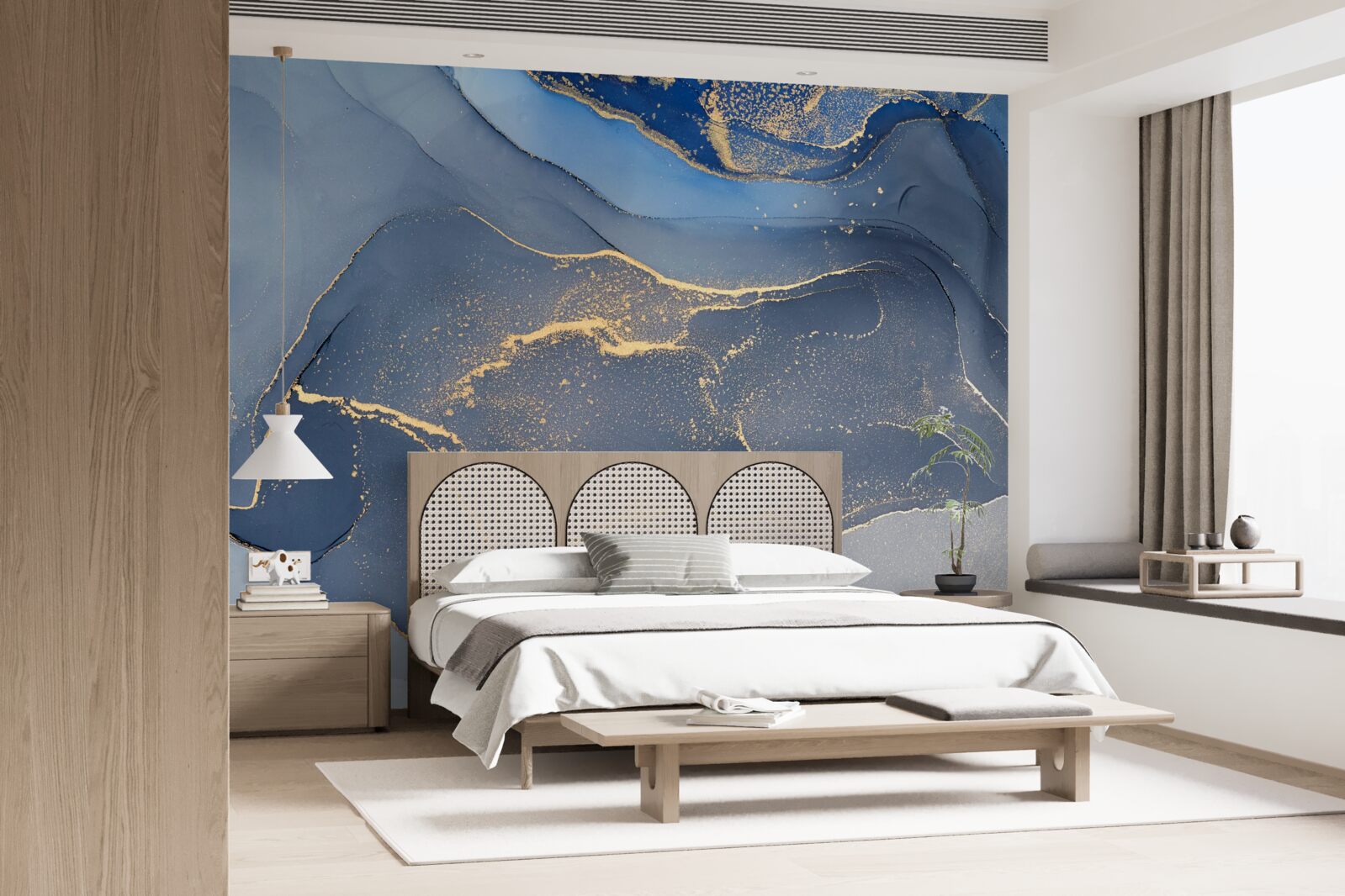 Fototapeta szaro-niebieskie kamienne morze