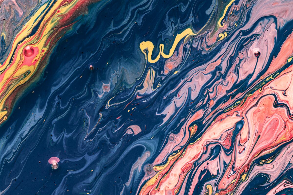 Fototapeta silne plamy oleju