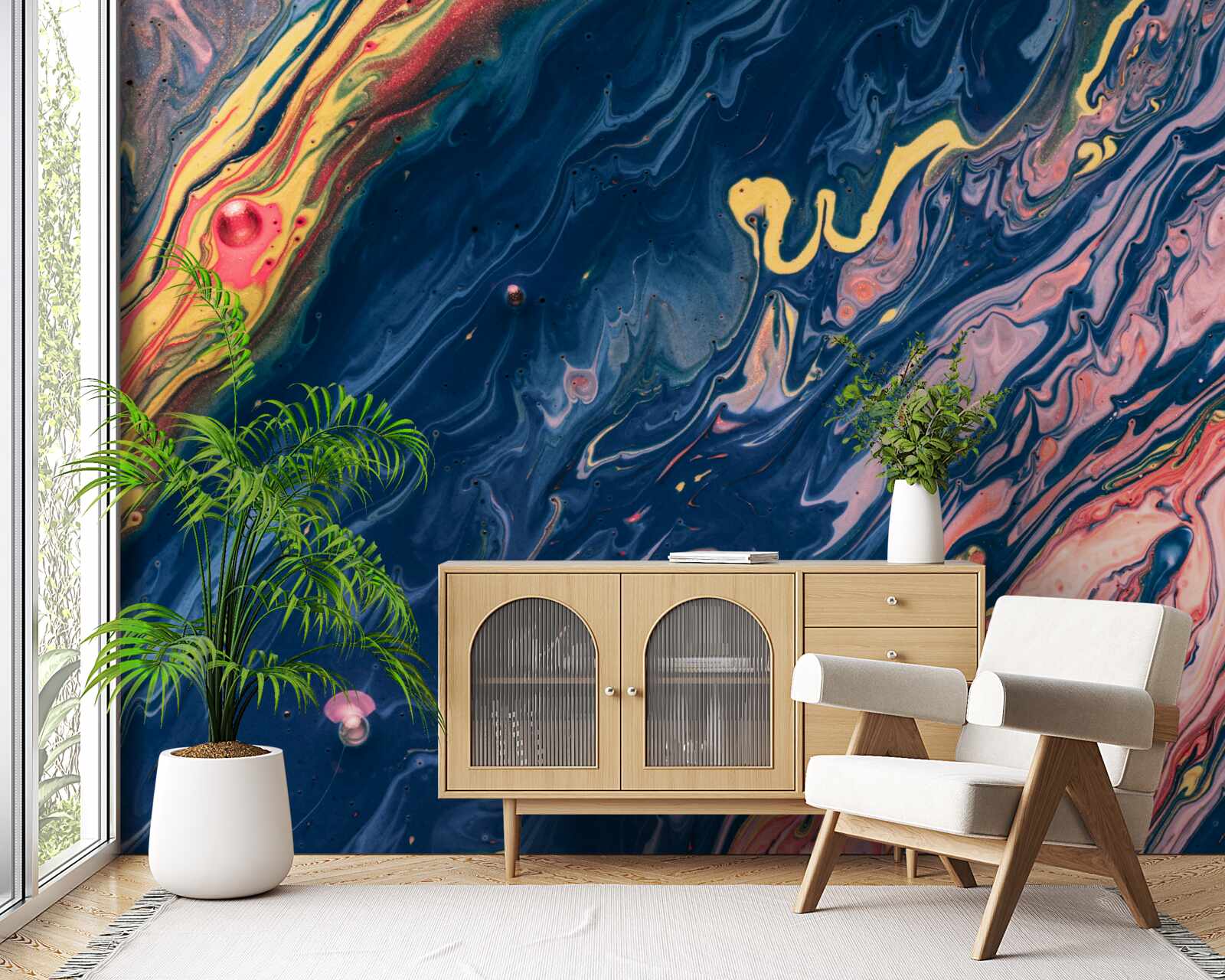 Fototapeta silne plamy oleju