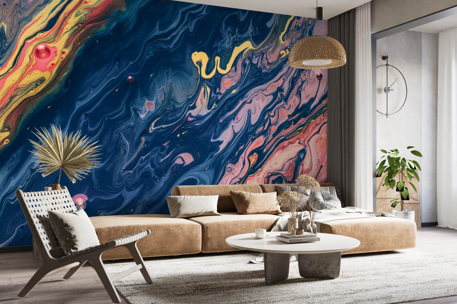 Fototapeta silne plamy oleju