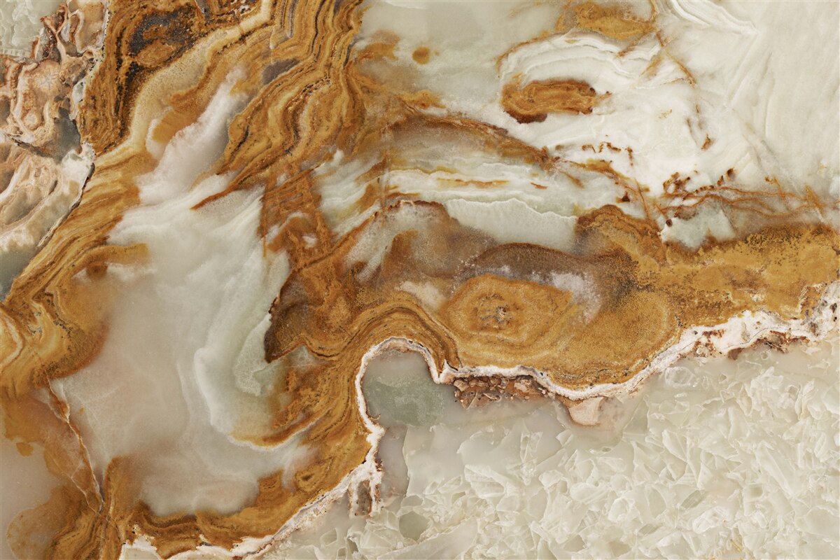 Fototapeta biały marmur z brązowymi żyłkami