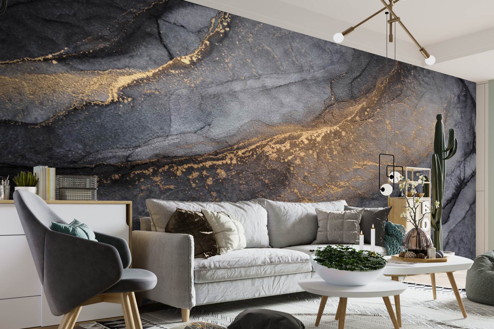 Fototapeta ekskluzywny abstrakcyjny marmur