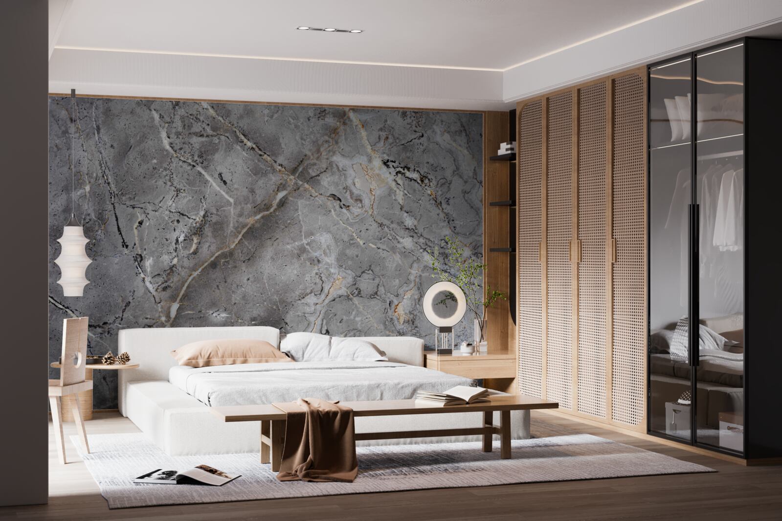 Fototapeta szary marmur szorstka tekstura