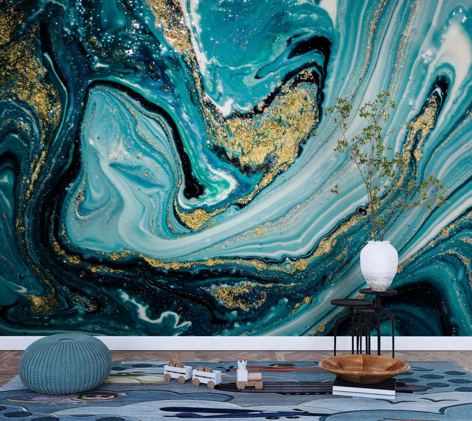 Fototapeta bujna przestrzeń głębin morskich