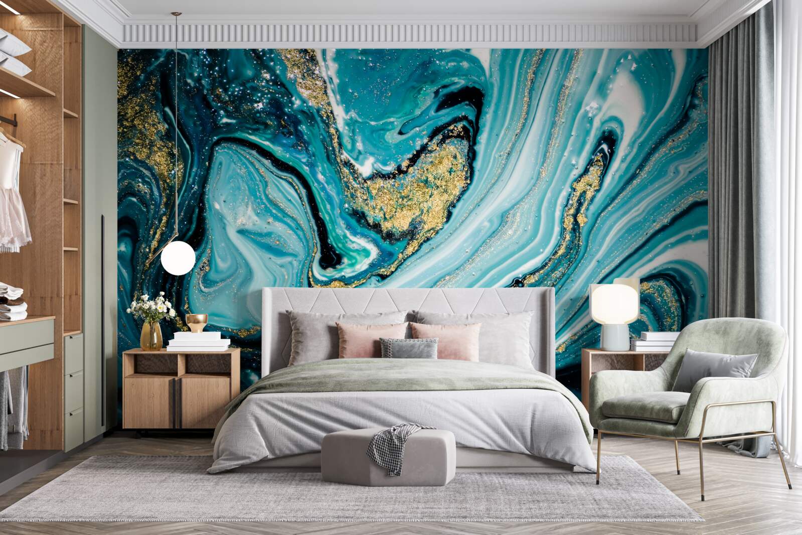 Fototapeta bujna przestrzeń głębin morskich