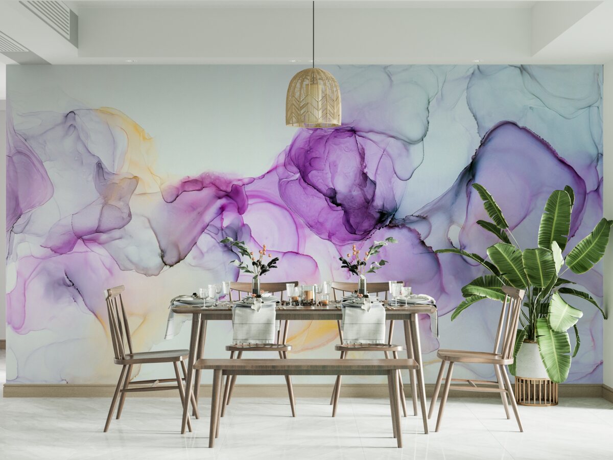 Fototapeta plamy farb akwarelowych