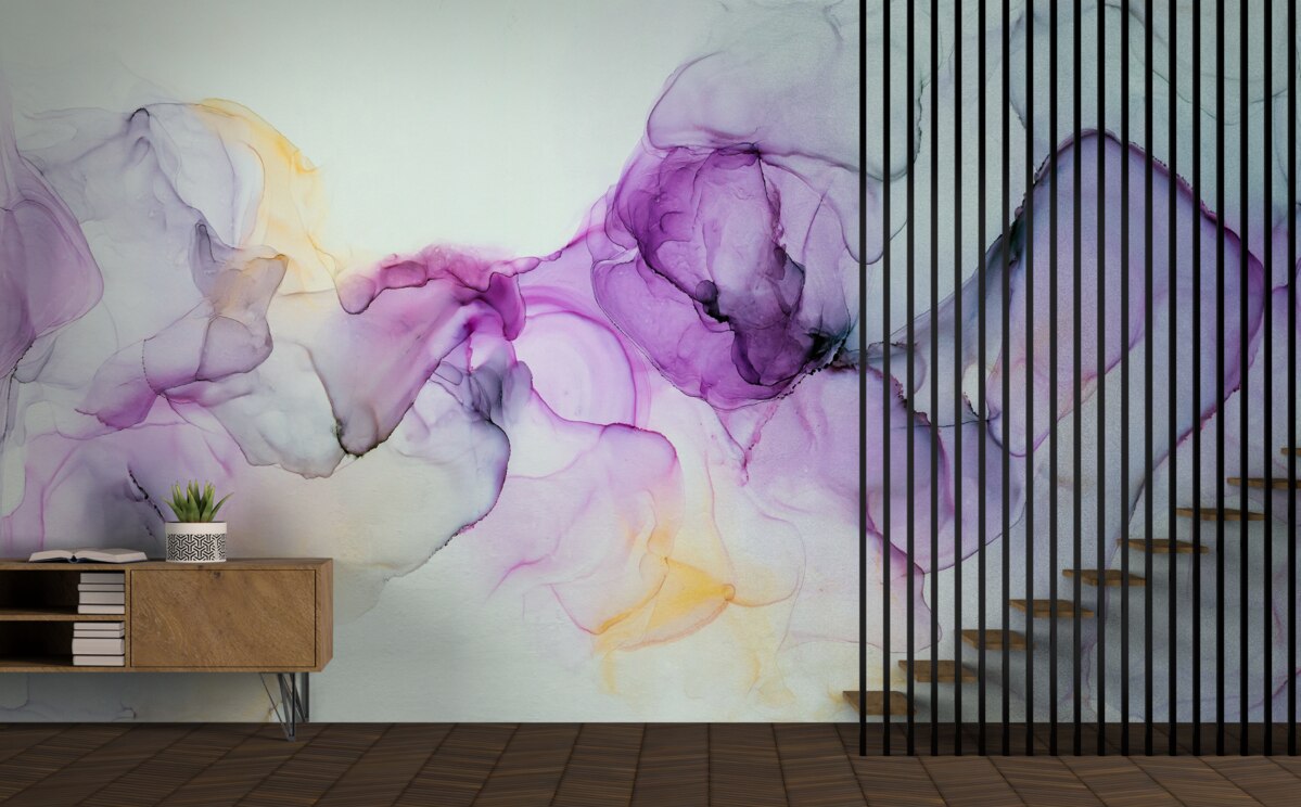 Fototapeta plamy farb akwarelowych