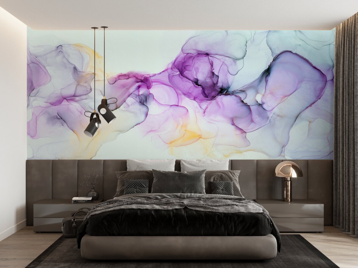 Fototapeta plamy farb akwarelowych