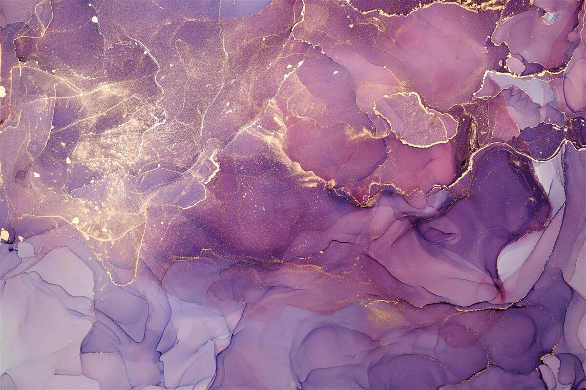 Fototapeta marmurowe tło w kolorze złotym z fioletowym odcieniem
