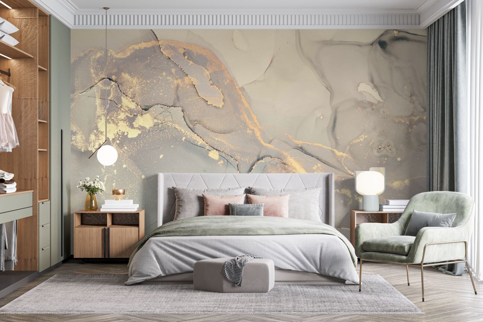 Fototapeta płyn artystyczny wykorzystujący tusz