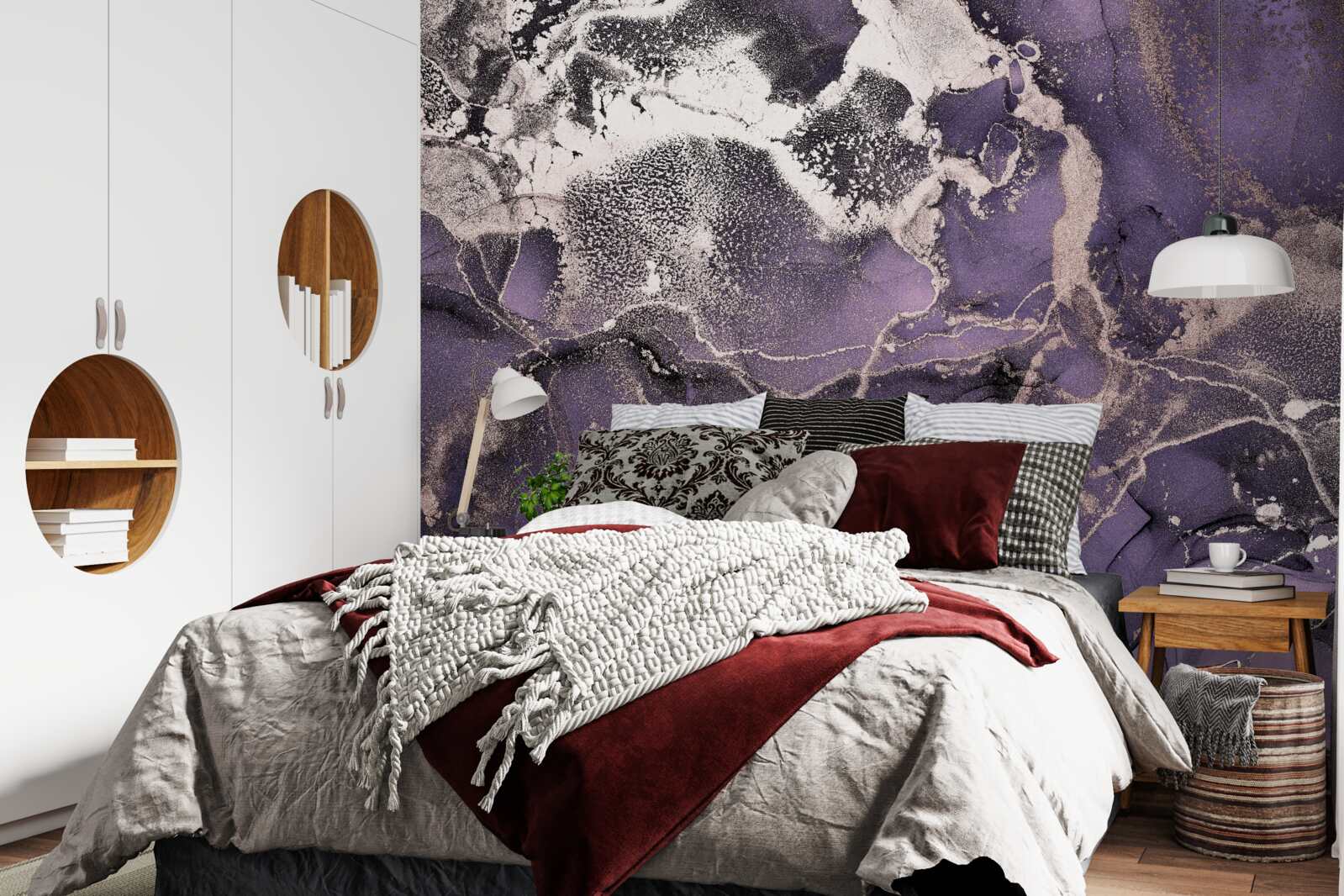 Fototapeta wspaniałe tło w odcieniach fioletu