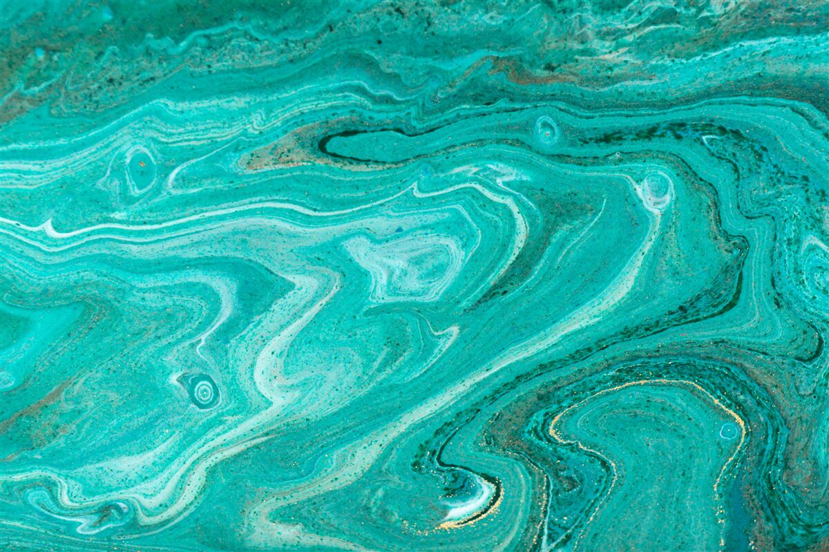 Fototapeta marmur w jasnozielonych odcieniach