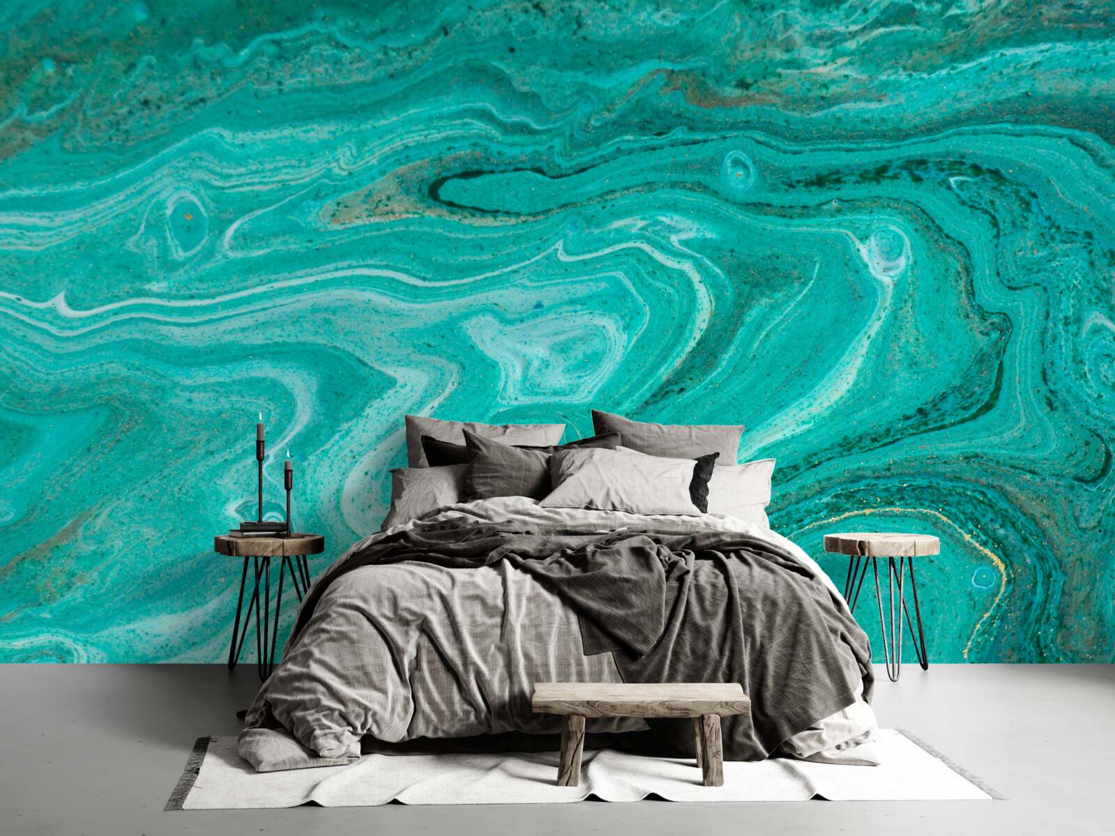 Fototapeta marmur w jasnozielonych odcieniach