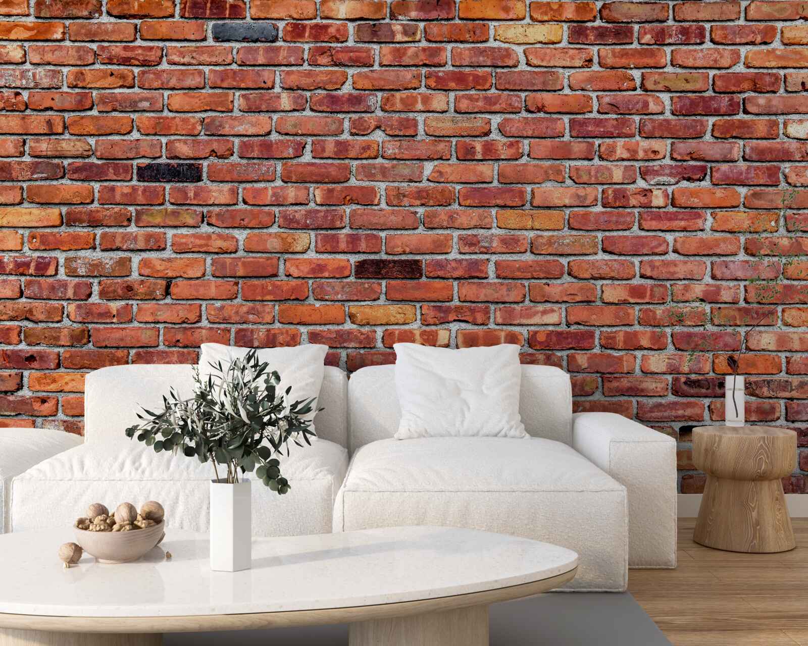 Fototapeta Ściana z antycznych cegieł