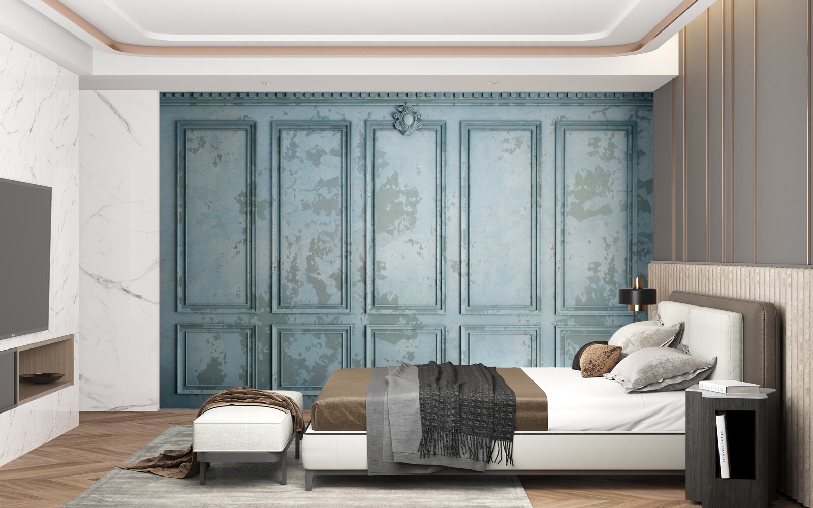 Fototapeta ramy zawierają starą ścianę