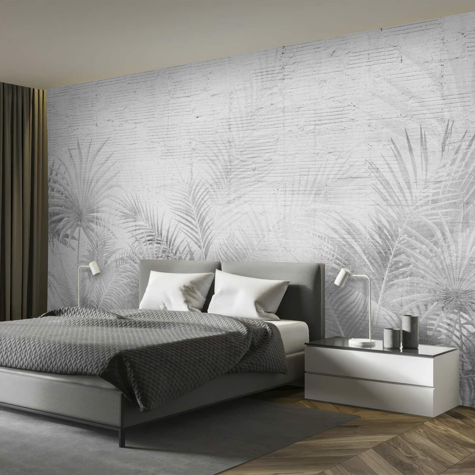 Fototapeta poranna mgła w tropikalnym lesie