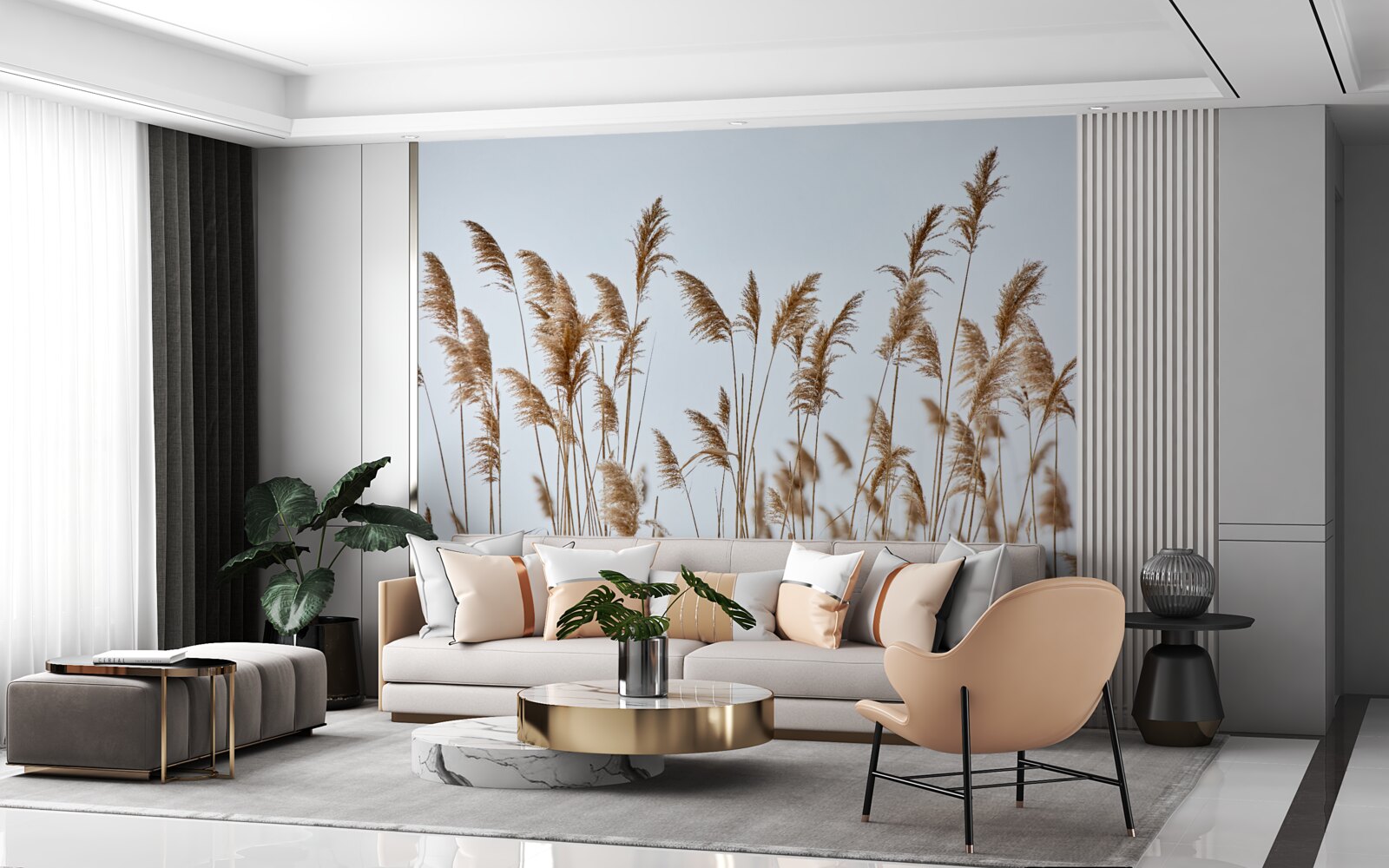 Fototapeta kłosy pszenicy sięgające ku niebu