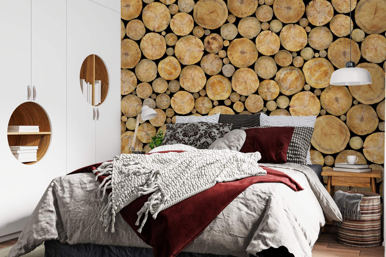 Fototapeta wycięto znaczną liczbę drzew