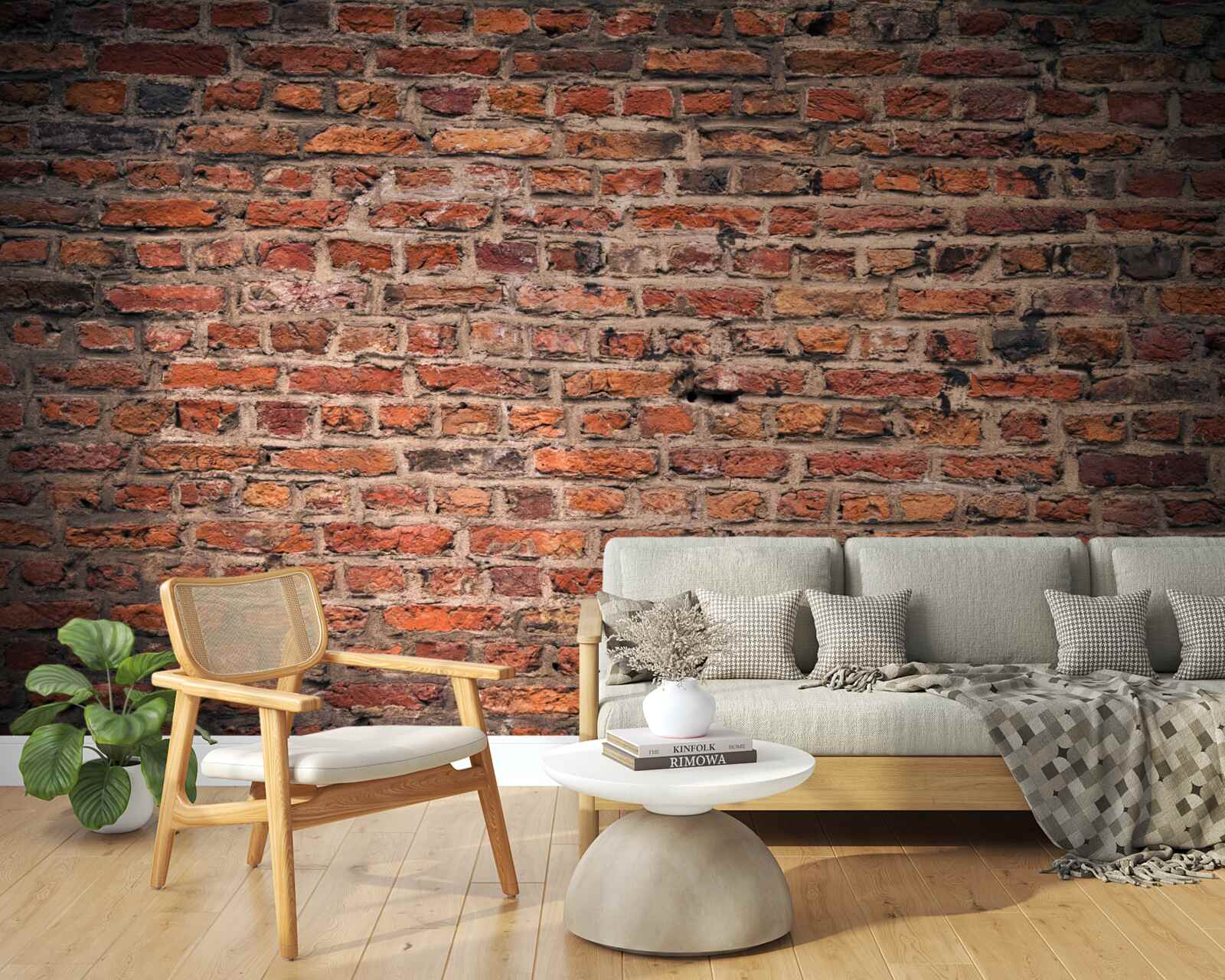 Fototapeta Ściana z czerwonej cegły starego budynku