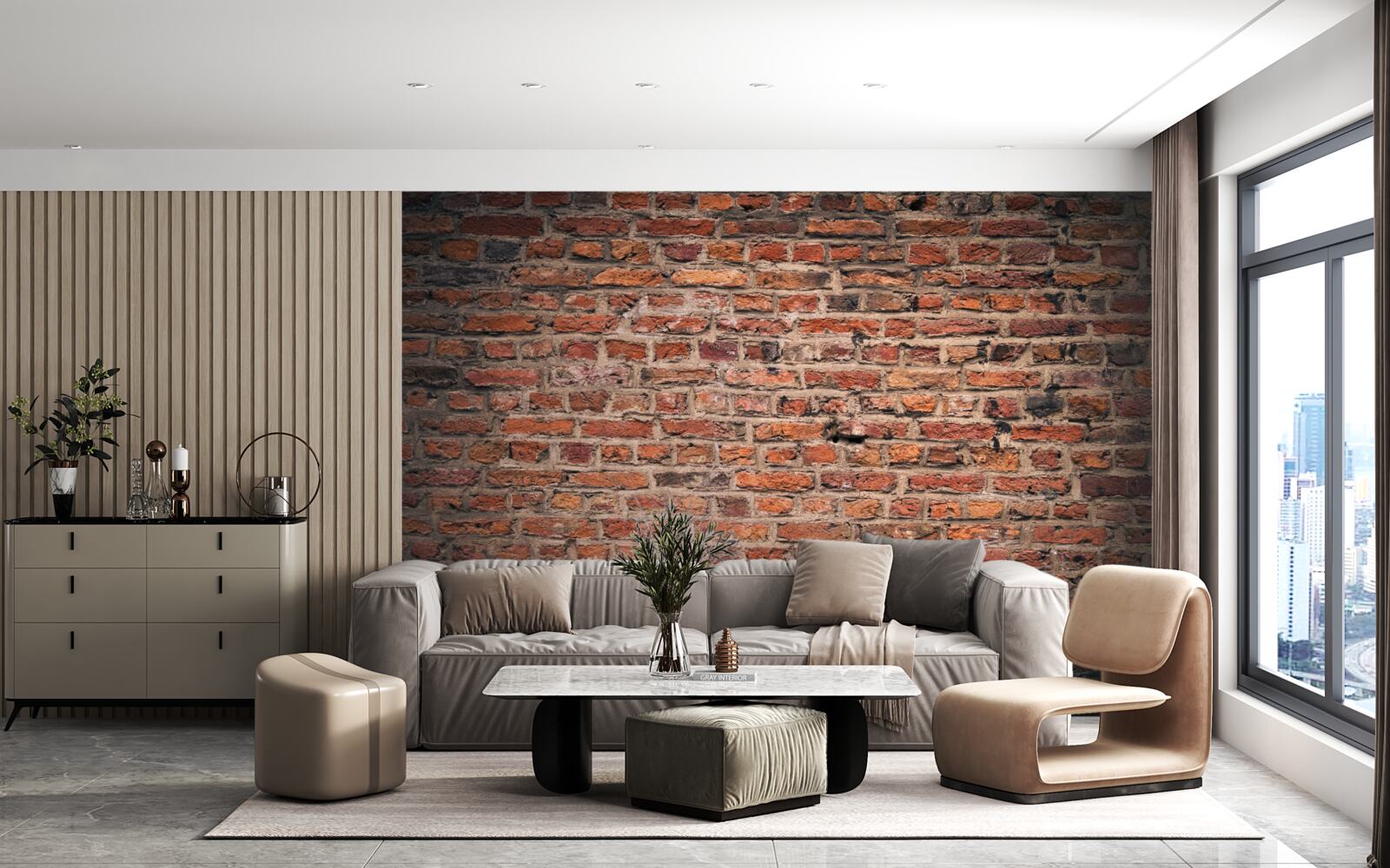 Fototapeta Ściana z czerwonej cegły starego budynku