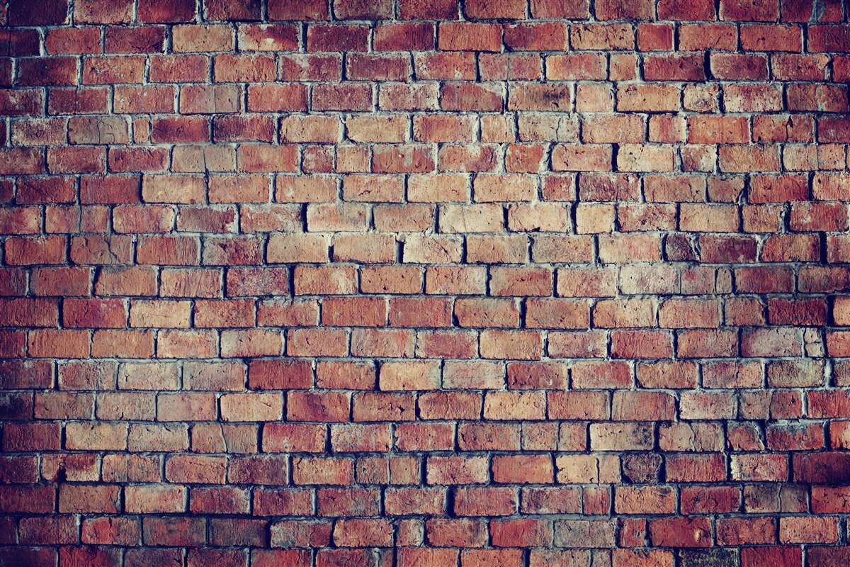 Fototapeta Ściana zbudowana z czerwonej cegły