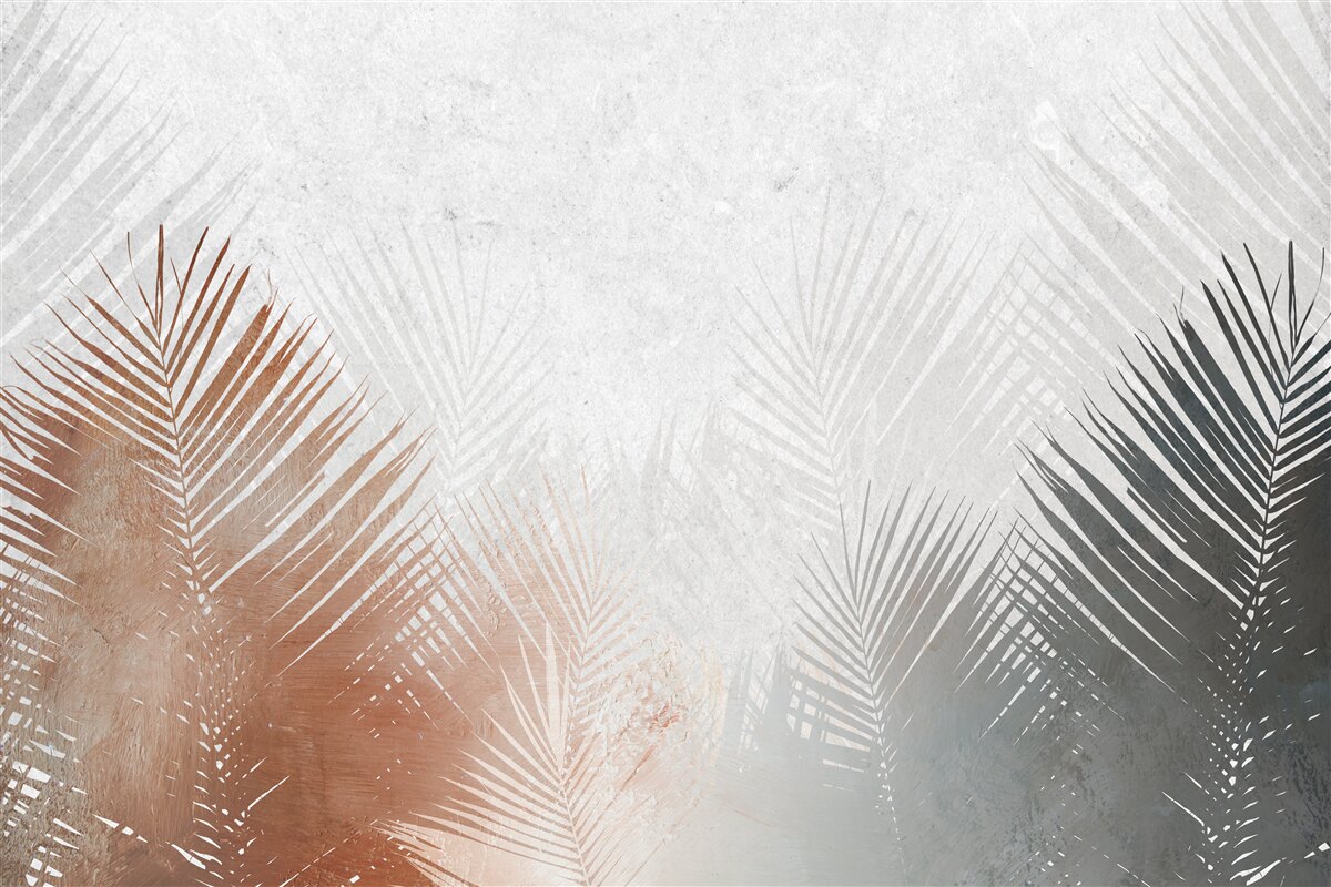 Fototapeta jesienna abstrakcja w zamglonym lesie