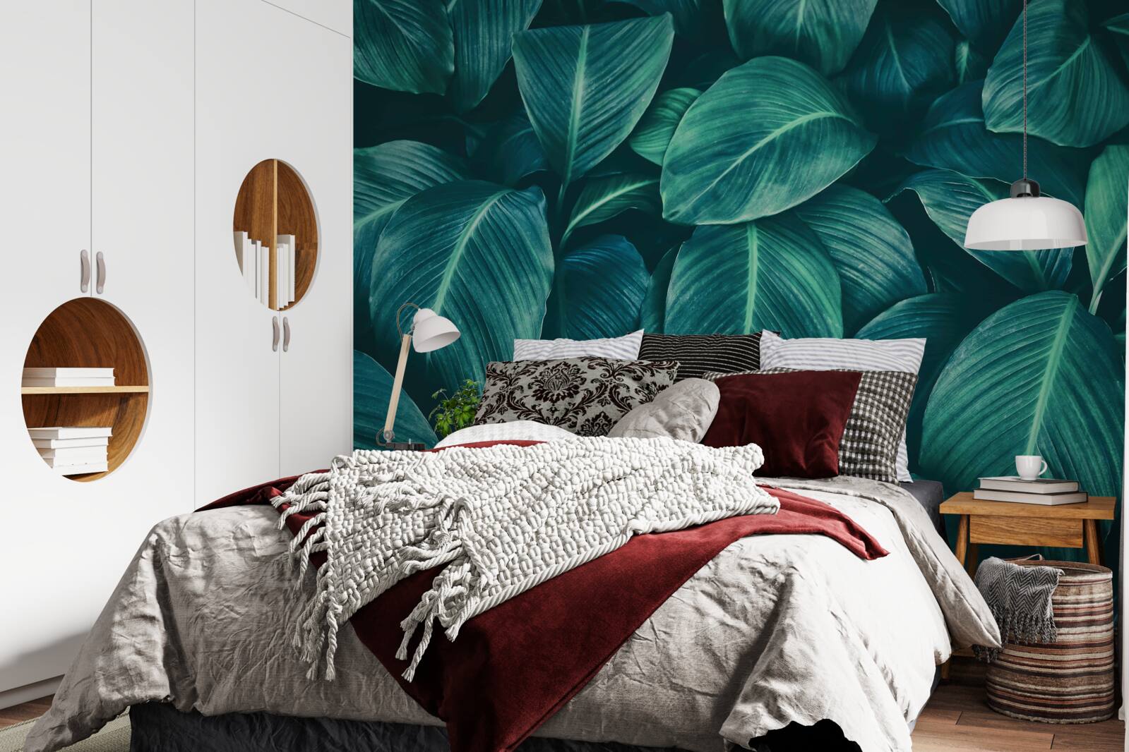 Fototapeta liście paproci mają wspaniały szmaragdowy kolor