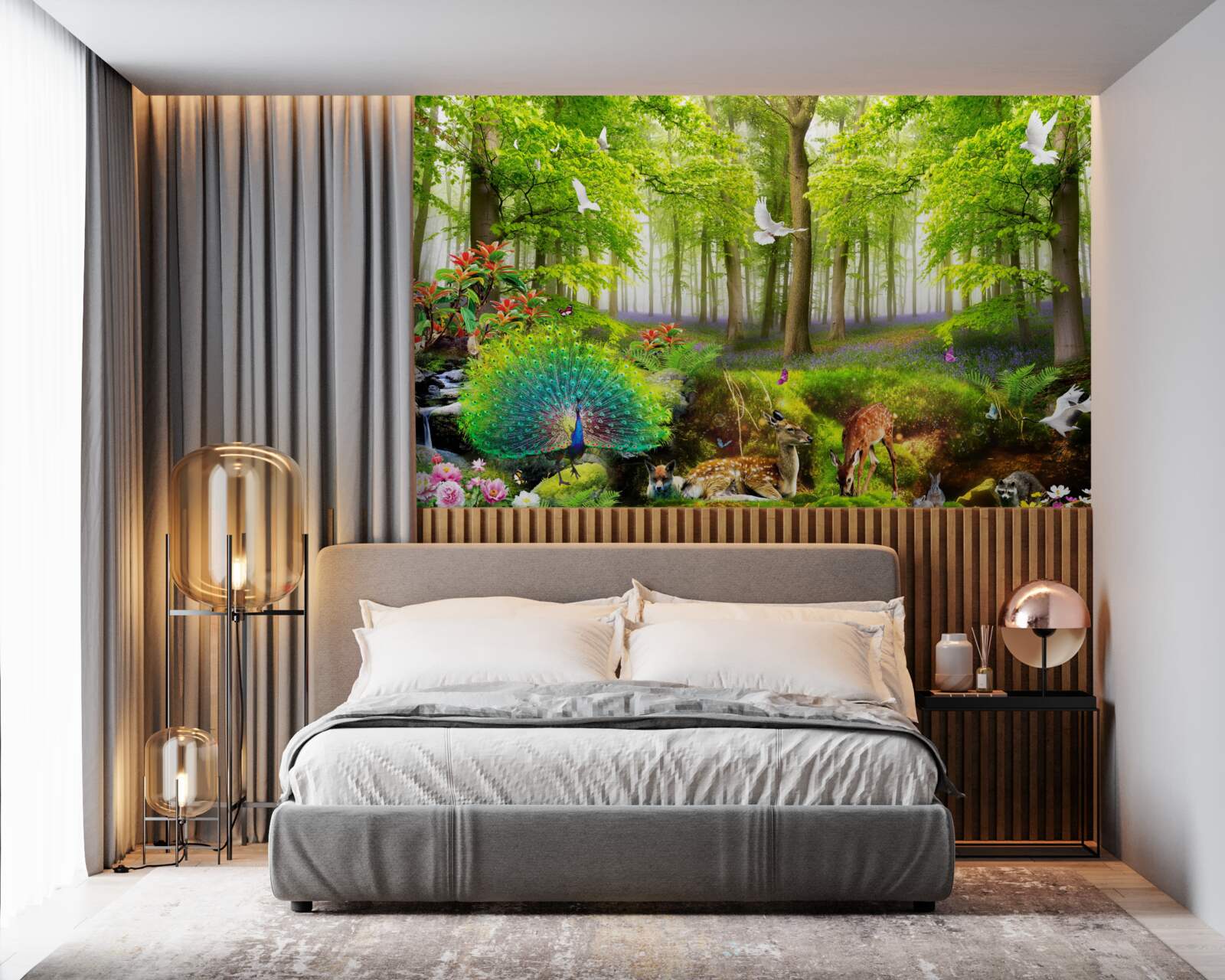 Fototapeta fauna zielonych lasów letnich