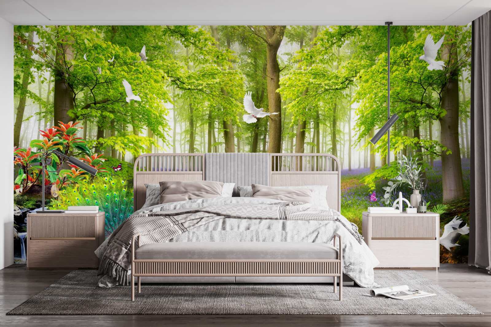 Fototapeta fauna zielonych lasów letnich