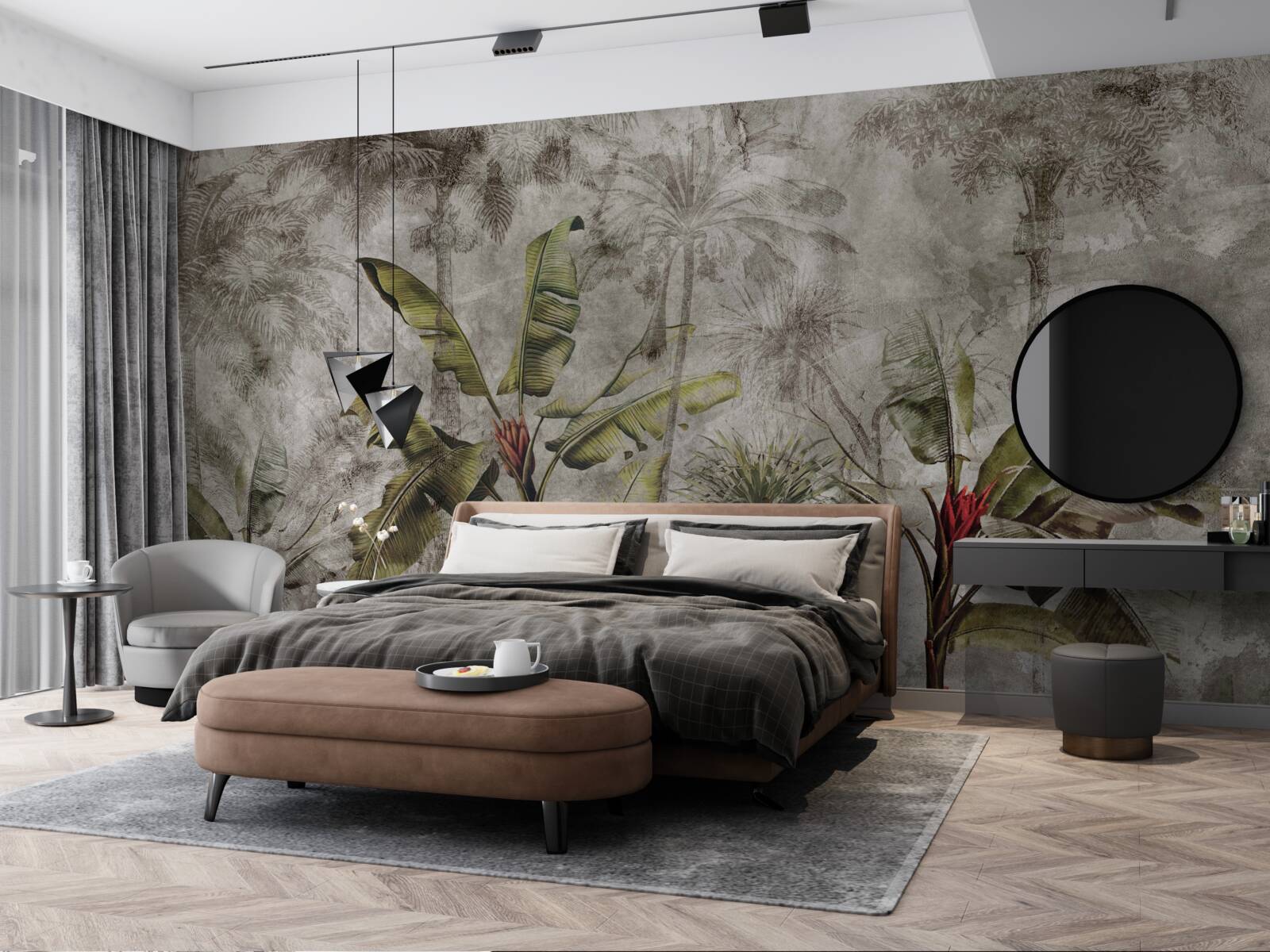 Fototapeta w okresach intensywnego deszczu tropikalnego