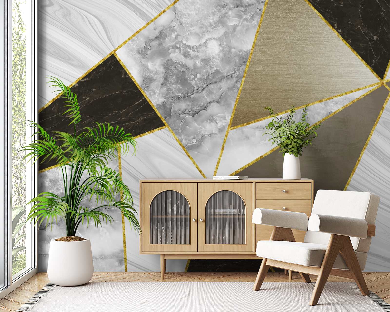 Fototapeta abstrakcja trójkąta