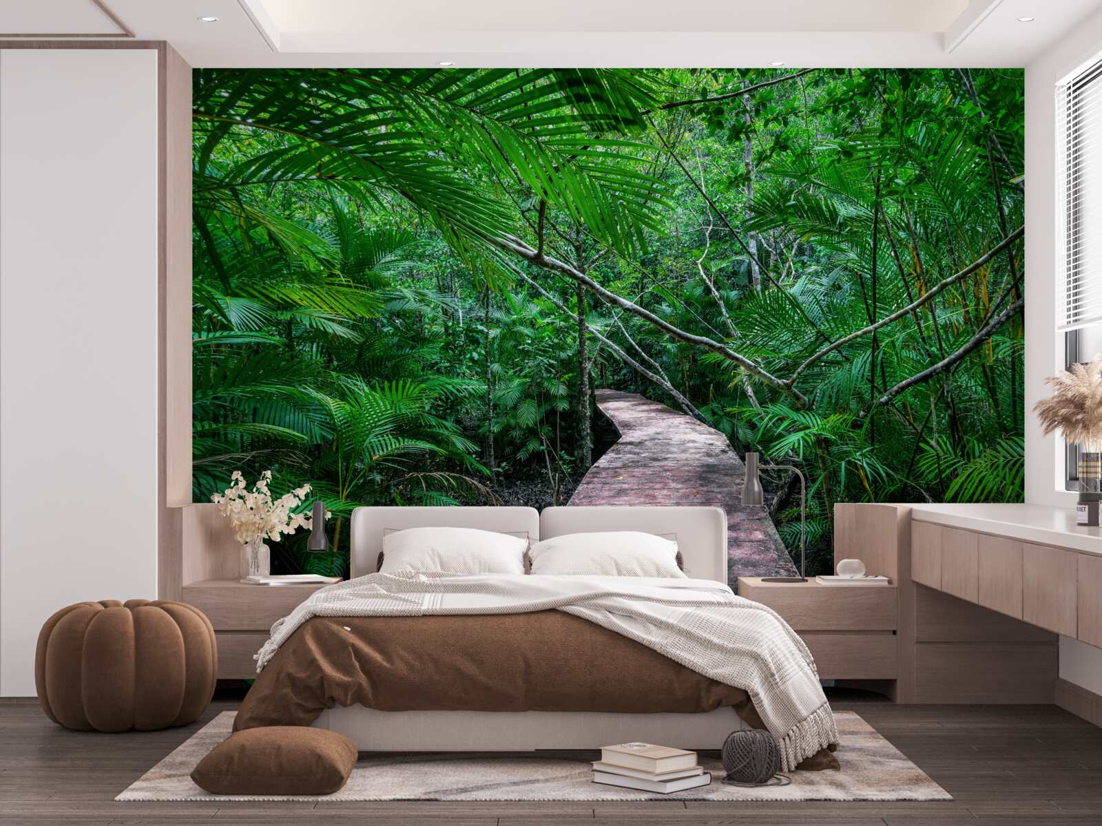 Fototapeta Ścieżka do magicznych zielonych tropików