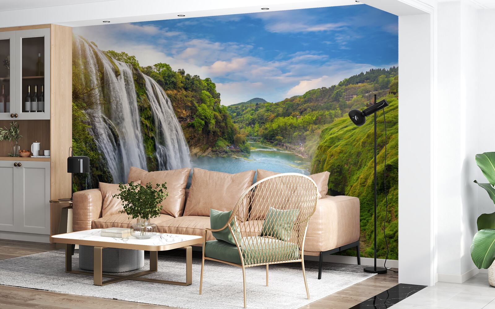 Fototapeta potężny wodospad huangoshu